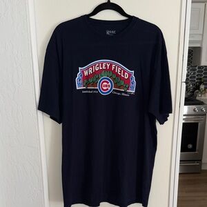 Wrigley Field Chicago Cubs Graphic T-Shirt by Gear for Sports - Navy | XL